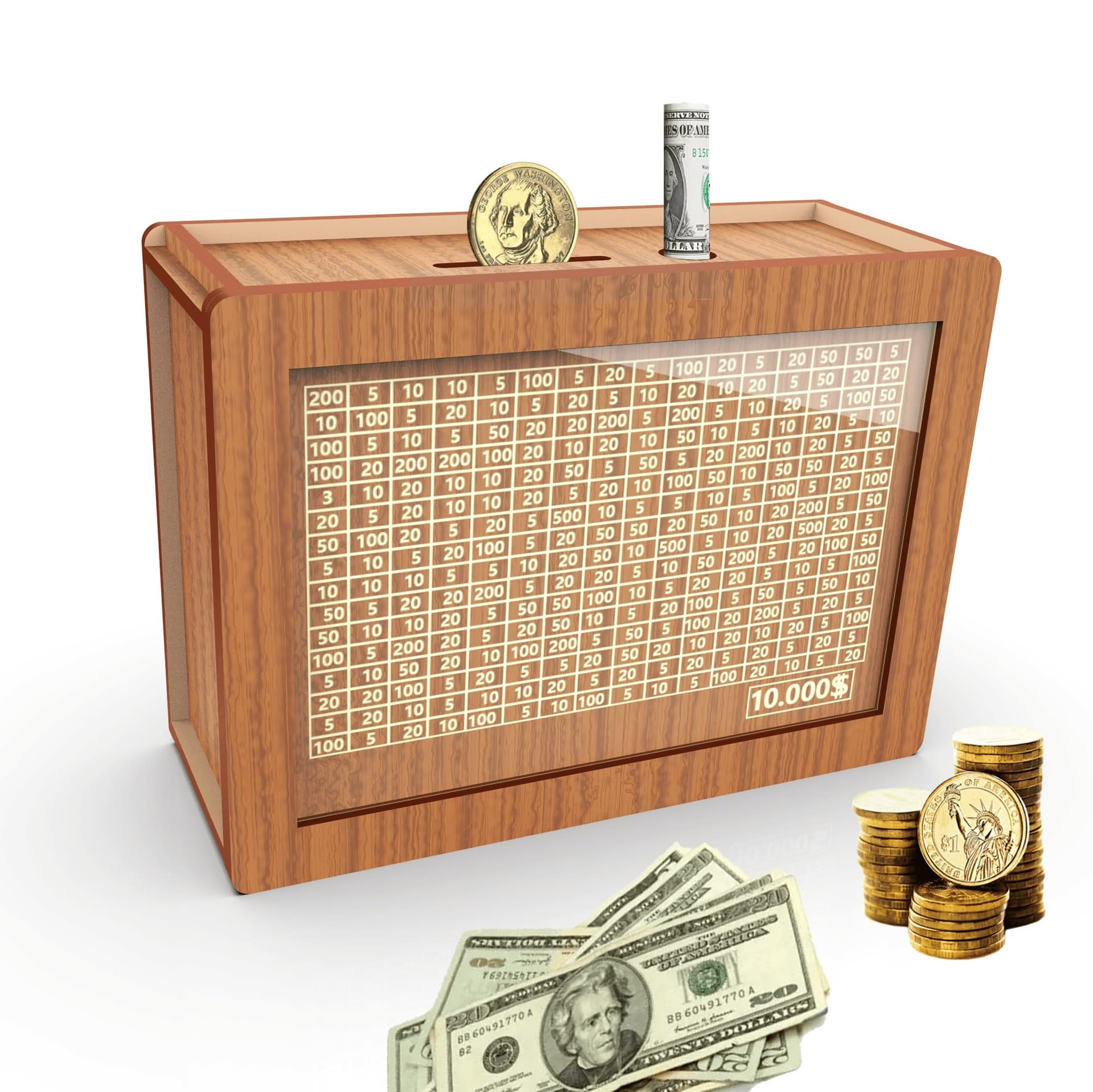 A real physical moneybox